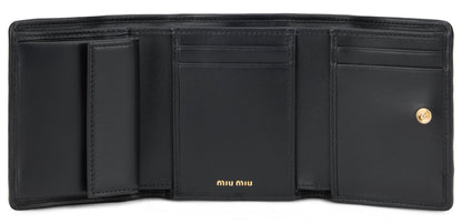 Miu Miu Small wallet in quilted nappa