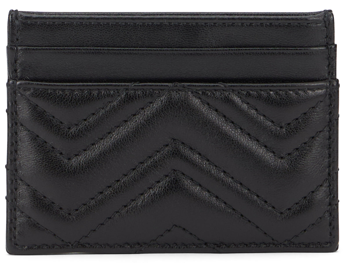 Gucci GG Marmont card holder in leather