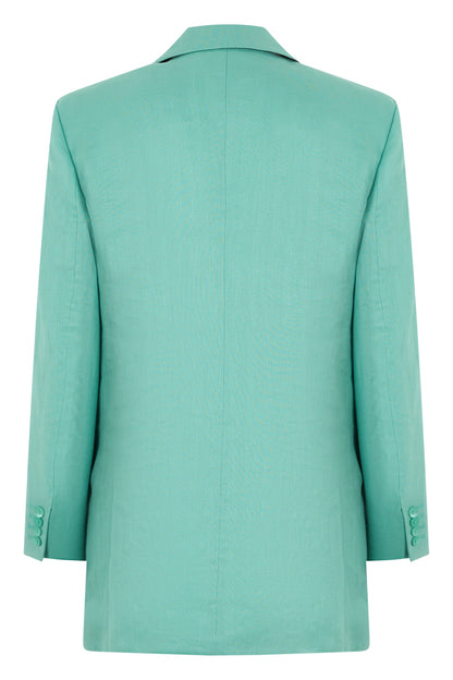 Unlined double-breasted blazer RTW
