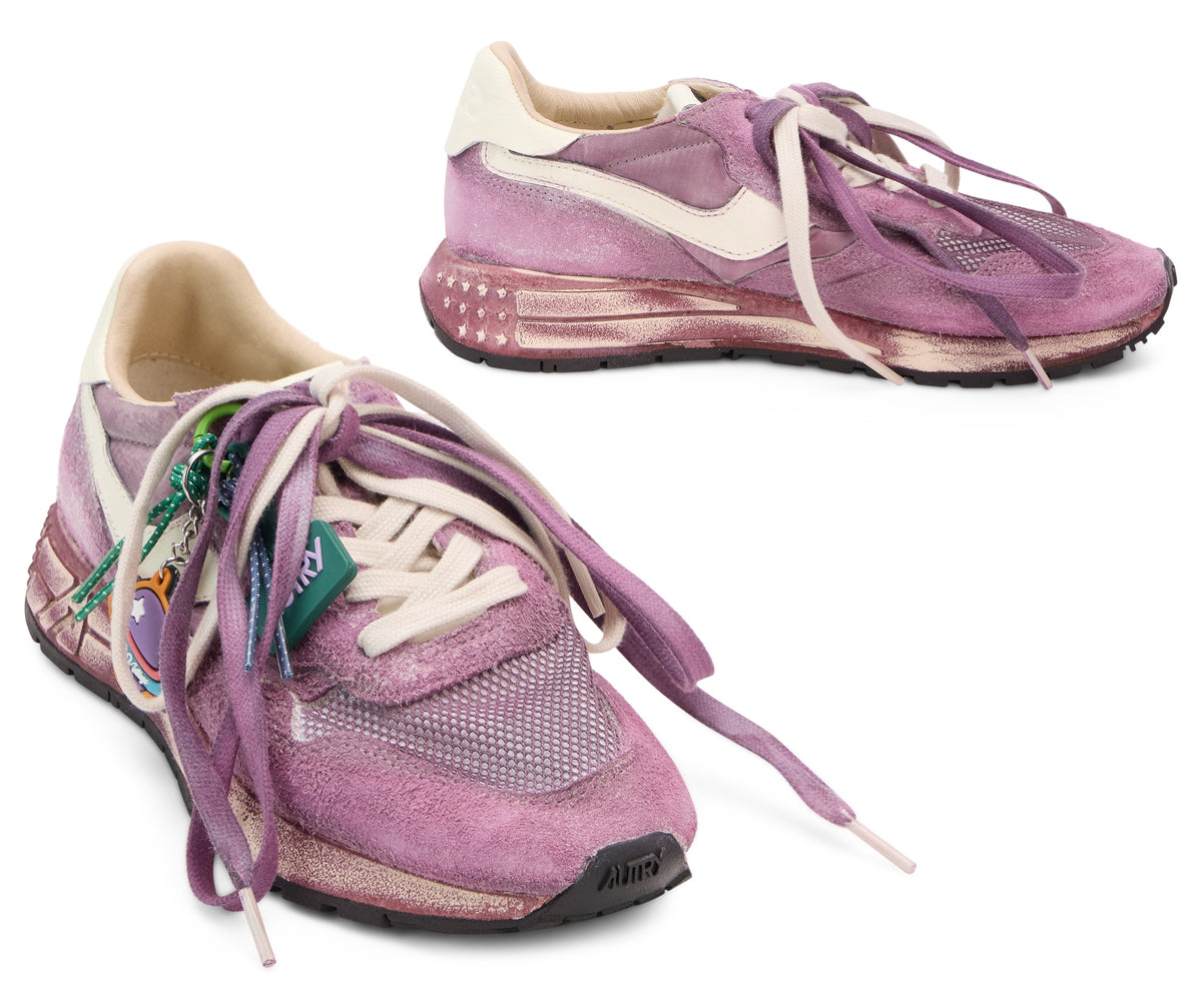 Sneakers Reelwind in leather and fabric SHOES