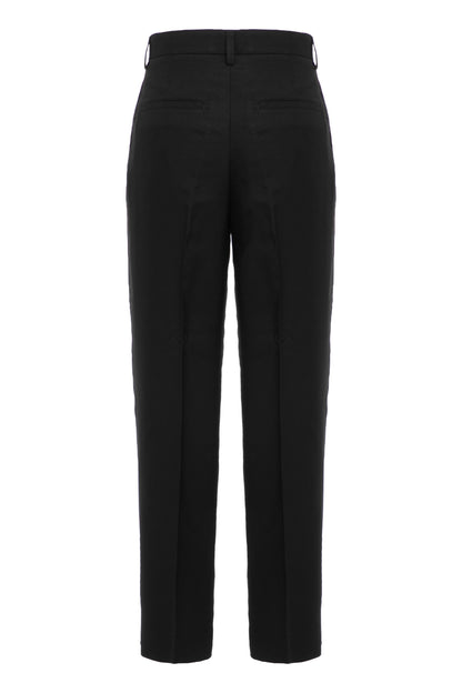 Totême Classic black high-waisted pants