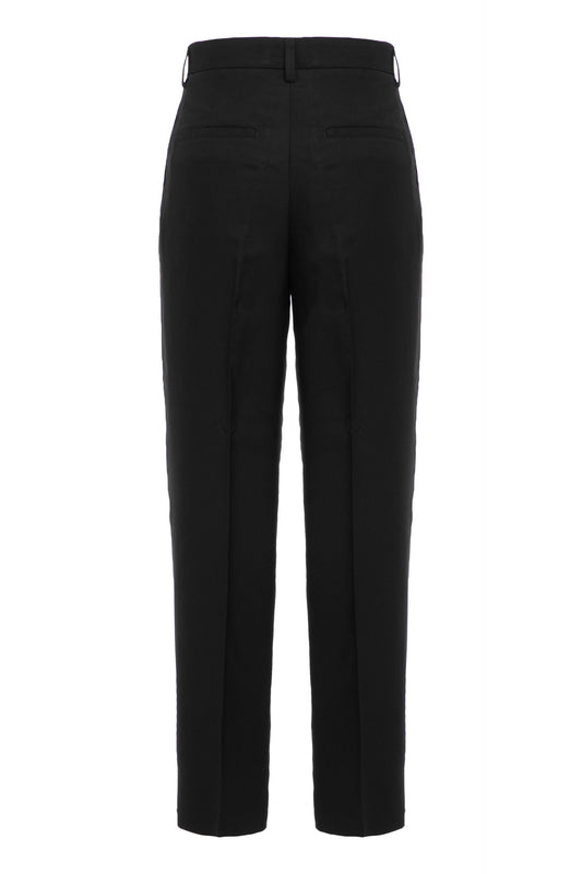 Totême Classic black high-waisted pants