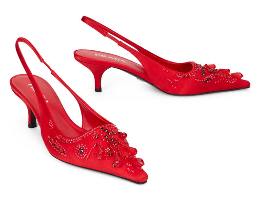 Slingback with heel SHOES