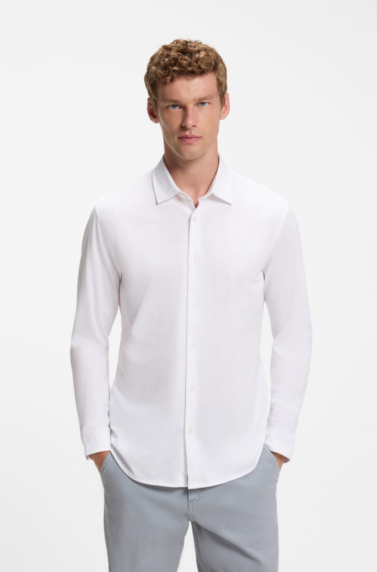 Long sleeve cotton jersey shirt RTW