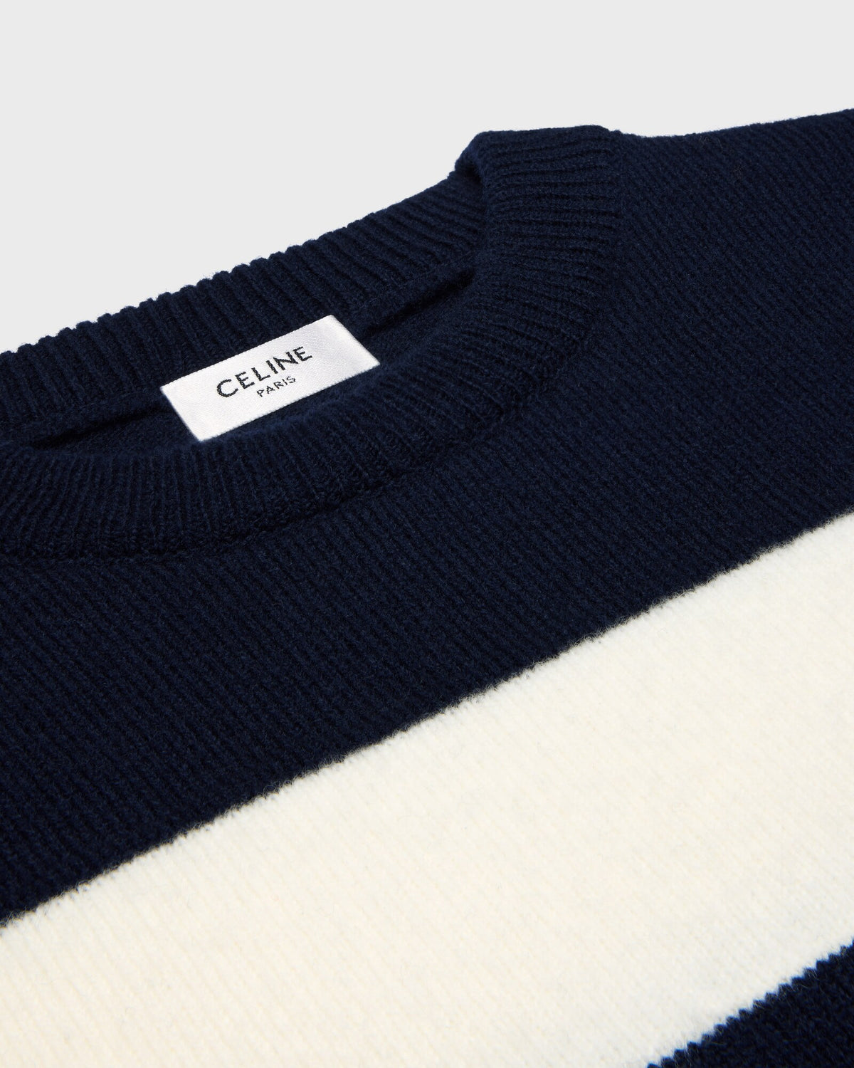 crew neck sweater in cashmere and wool RTW