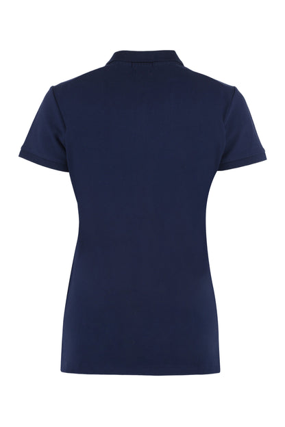 Stretch cotton piqué polo shirt RTW