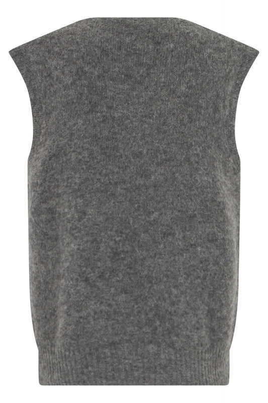 Sleeveless sweater in wool blend RTW