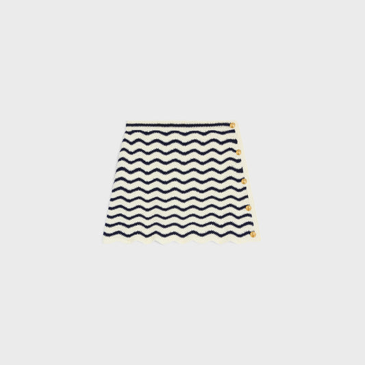 Celine Mini jupe boutons