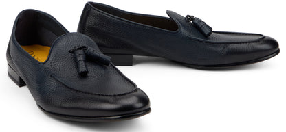 Loafer in wrinkled leather RTW
