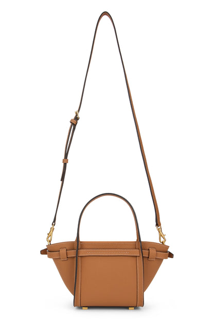 Elegant and versatile brown leather bag BAGS