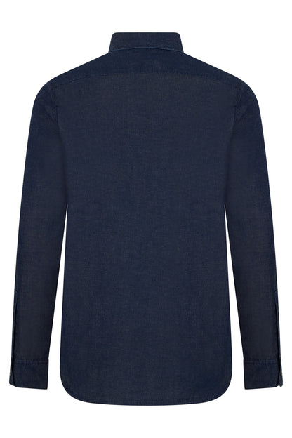 Denim shirt with long sleeves RTW