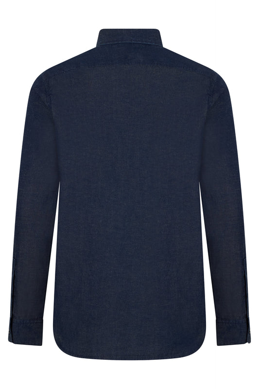Denim shirt with long sleeves RTW