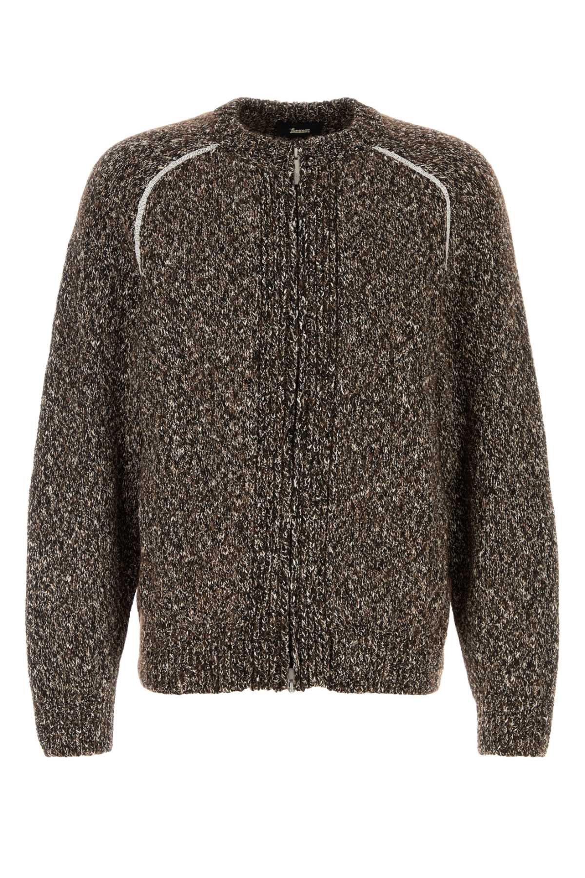 MAGLIONE CON ZIP MULTI KNITWEARS