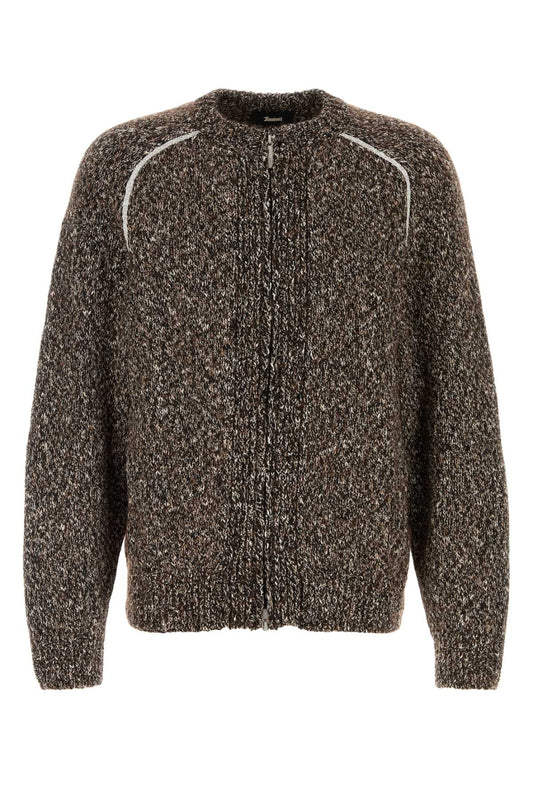 MAGLIONE CON ZIP MULTI KNITWEARS