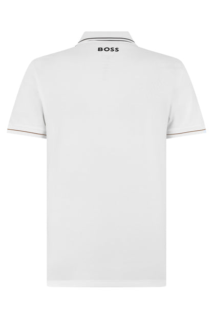 Piqué cotton elasticized polo RTW