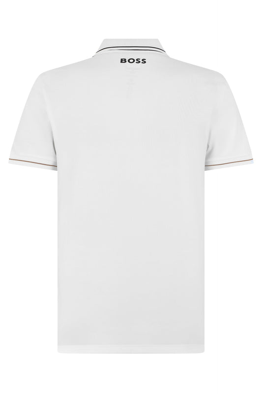 Piqué cotton elasticized polo RTW