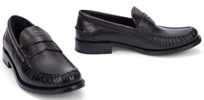 Penny loafers in leather RTW