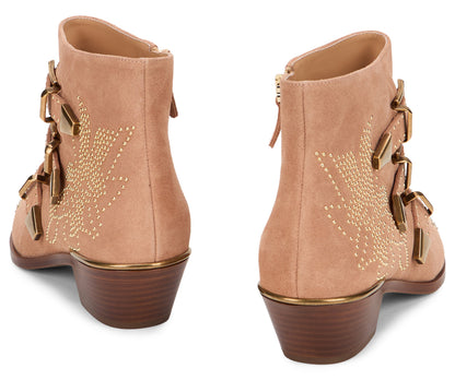 Chloé Susan ankle boots in suede with studs