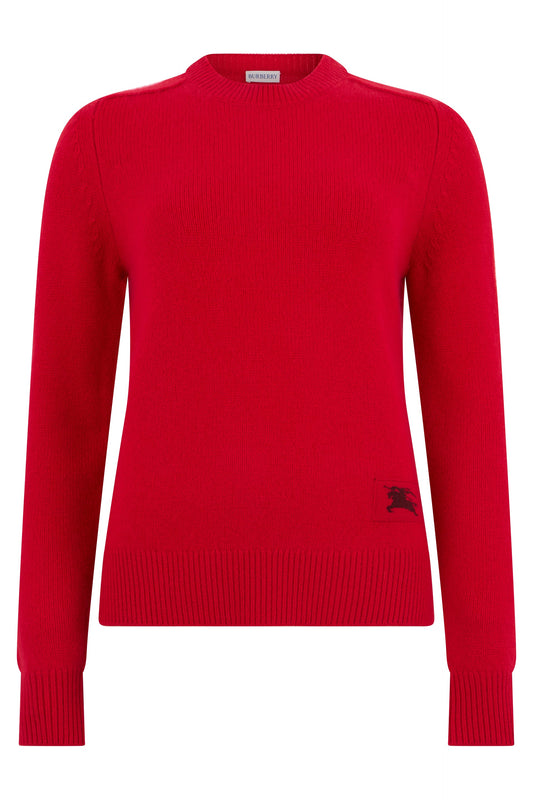Sweater with logo in cashmere RTW