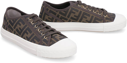 Domino fabric low-top sneakers SHOES