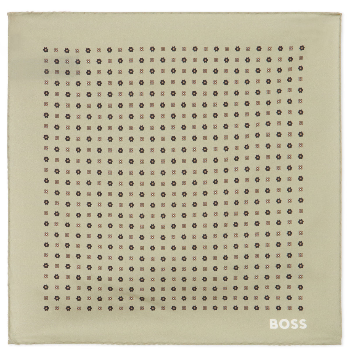 Scarf with geometric pattern ACC