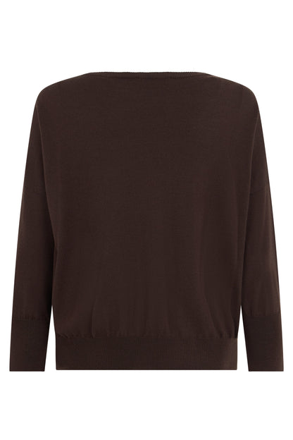 Oversized sweater in wool blend RTW