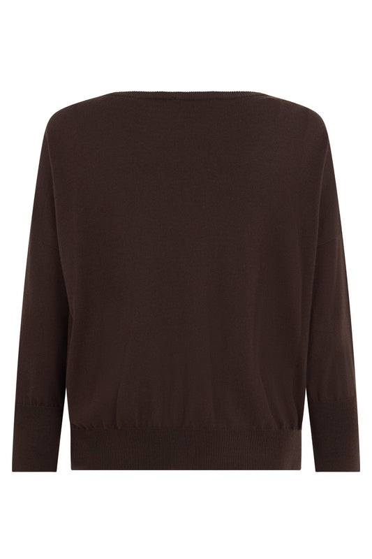Oversized sweater in wool blend RTW