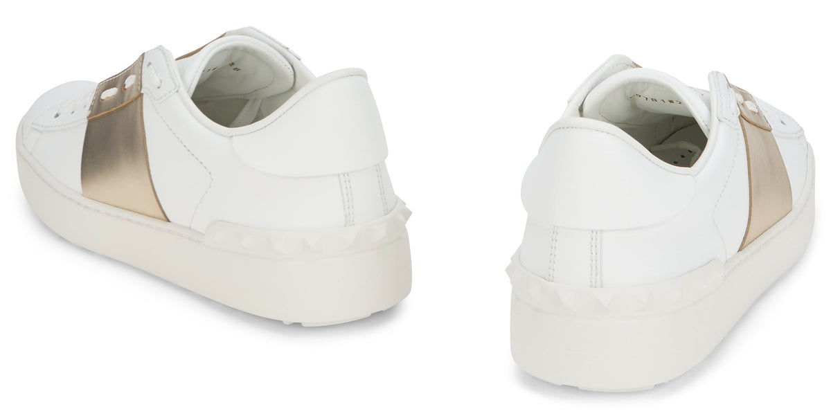 Valentino Garavani Low Open Sneakers in leather