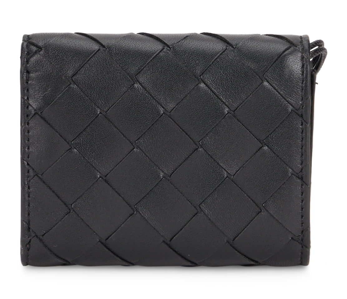 Wallet Let's go in woven leather ACC