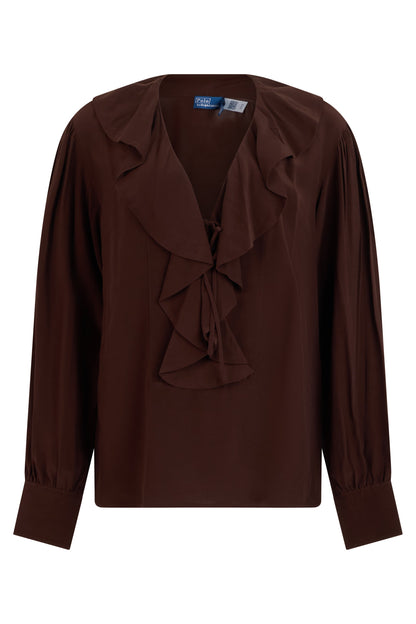 Blouse with frills RTW