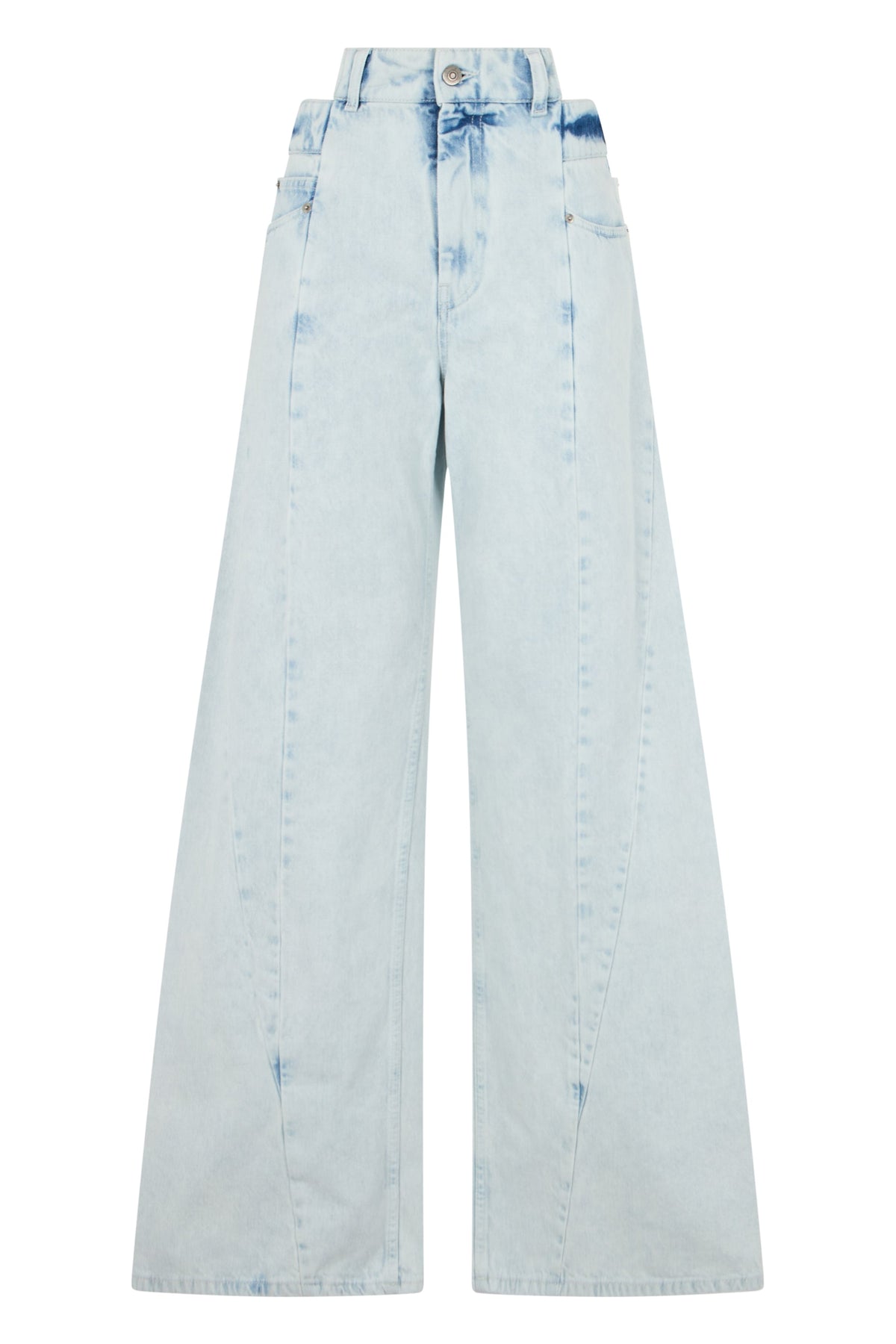 Wide denim jeans made of cotton RTW