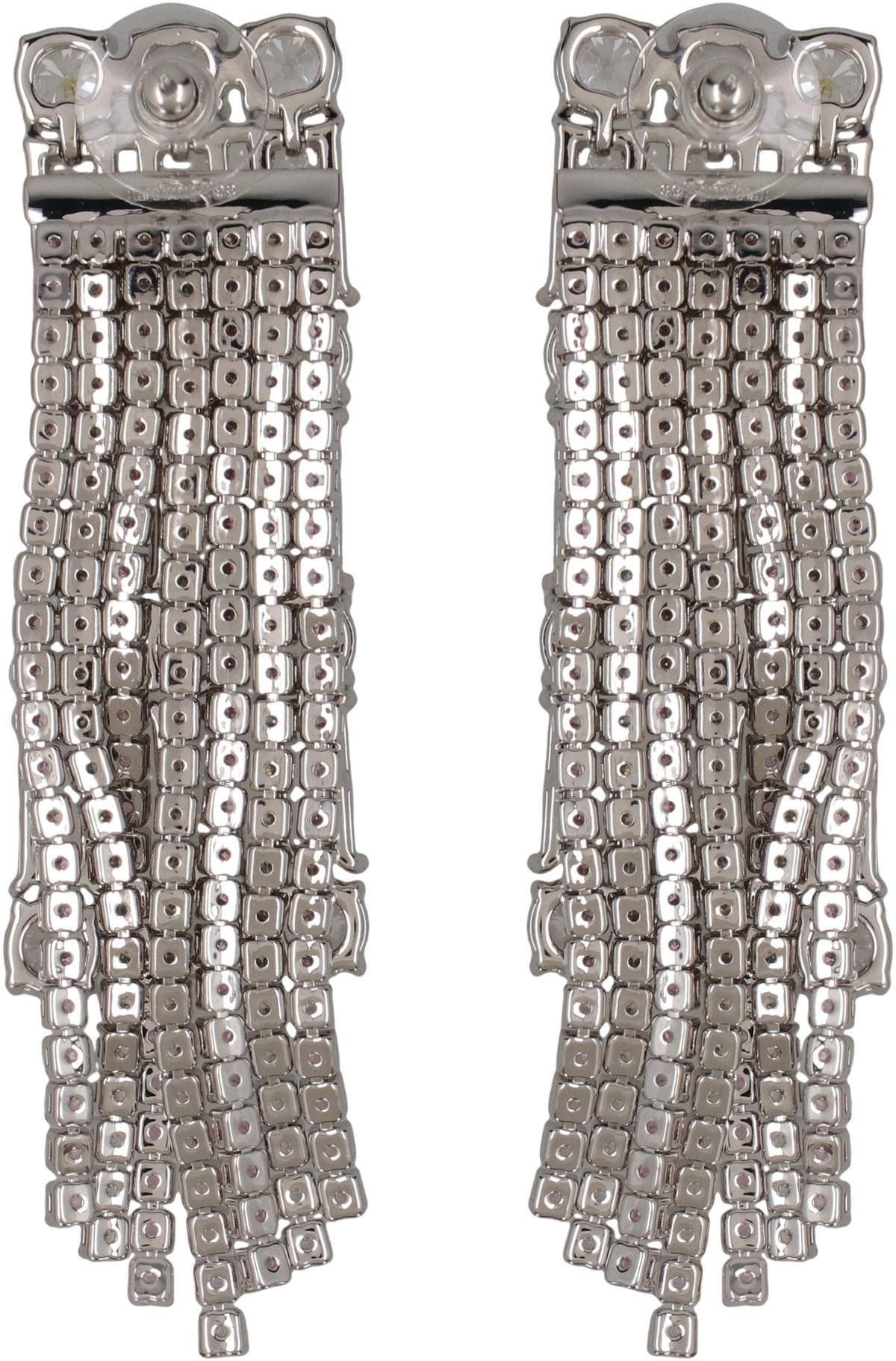 Crystal Pink Droplet earrings RTW