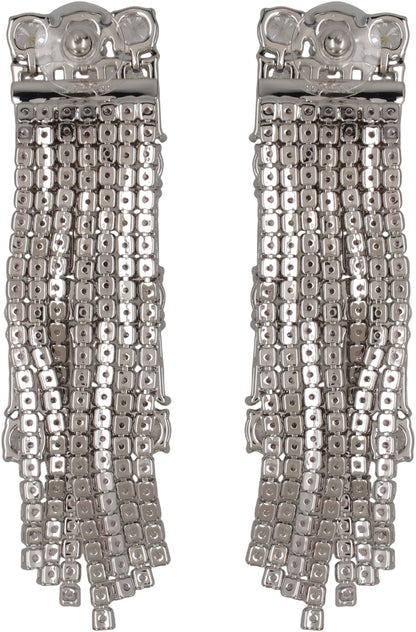 Crystal Pink Droplet earrings RTW
