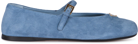 Suede ballerinas SHOES