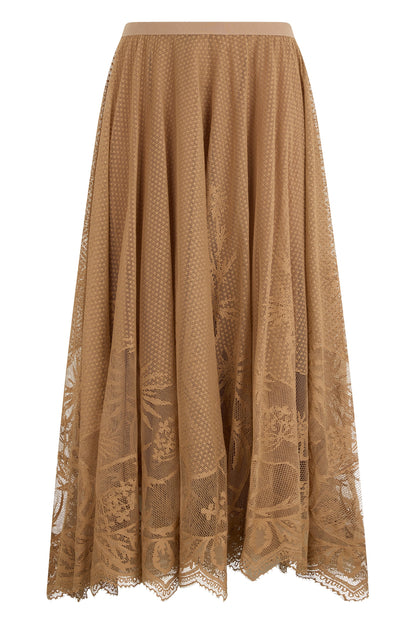 Long skirt with lace RTW