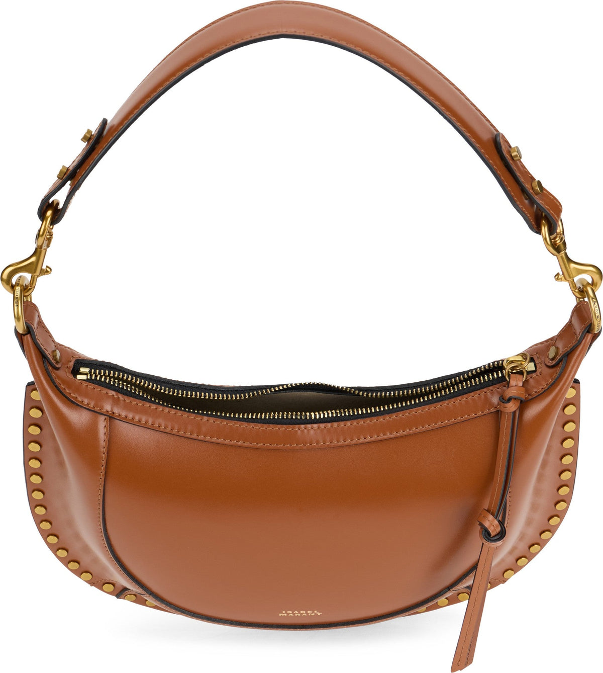 Isabel Marant Oskan Moon bag in brushed leather