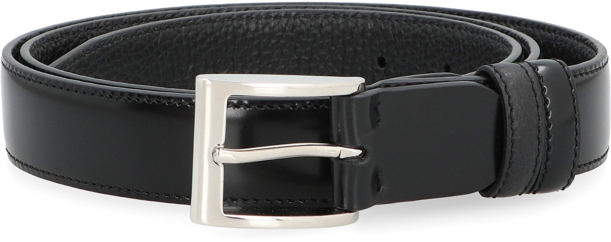 Reversible leather belt ACC