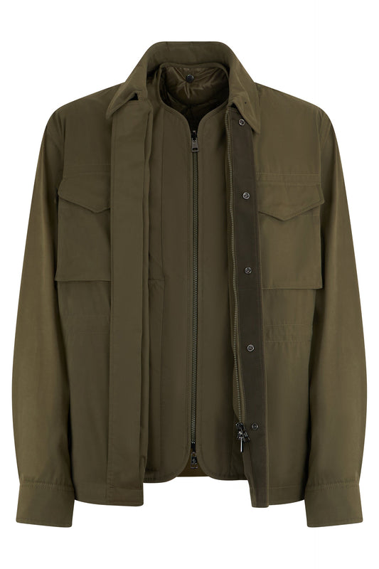 Reversible padded shirt jacket Roquille 3 in 1 RTW