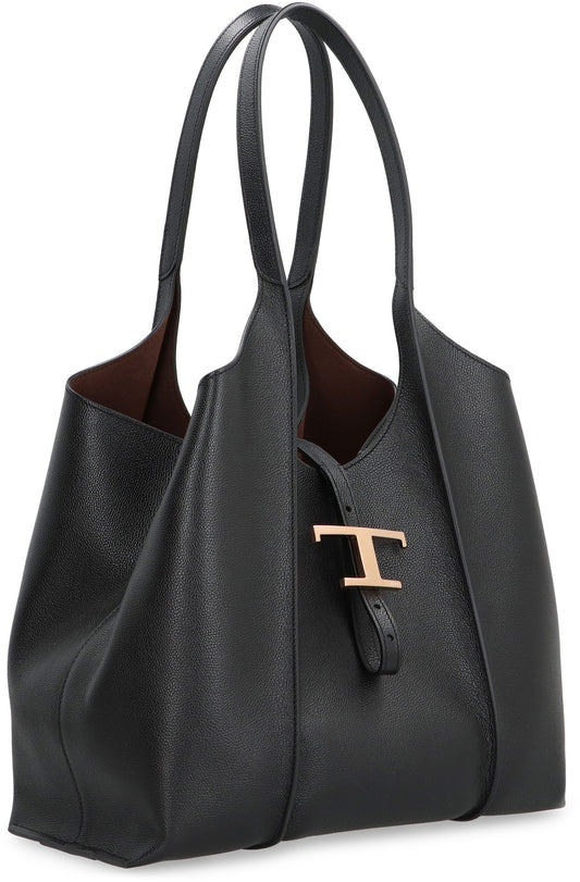 T Timeless small leather tote BAGS