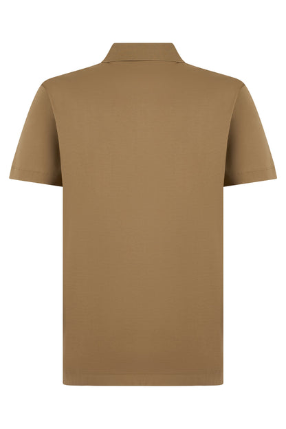 Cotton polo with logo RTW