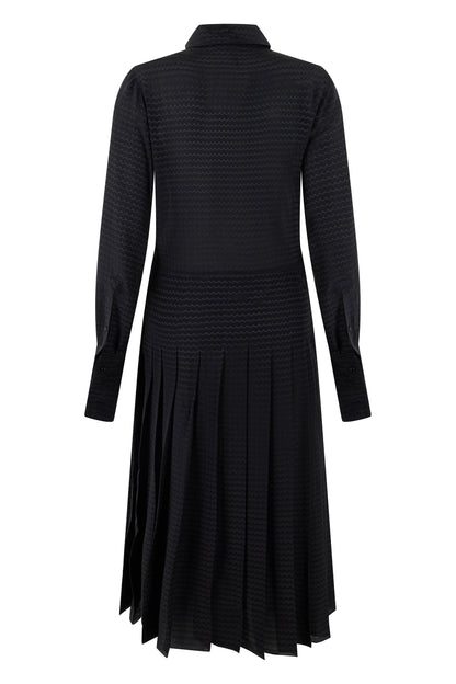 Silk jacquard dress RTW
