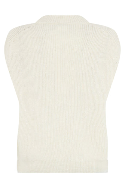Ribbed knit vest RTW