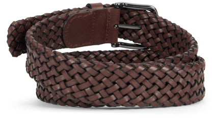 Braided leather belt ACC