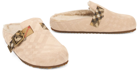 Mules Urchin in suede with shearling RTW