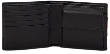 Bi-fold wallet Web Trademark in leather ACC