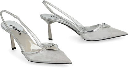 Slingback in mesh fabric RTW