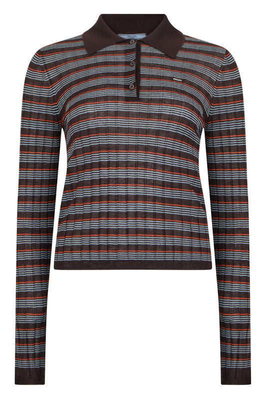 Prada Striped polo