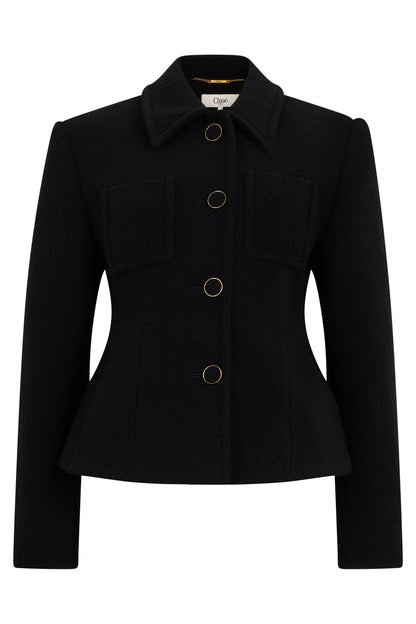 Jacket with classic collar and buttons RTW