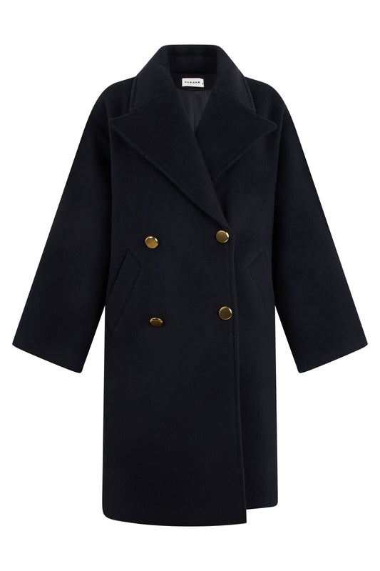 Double-breasted wool coat RTW