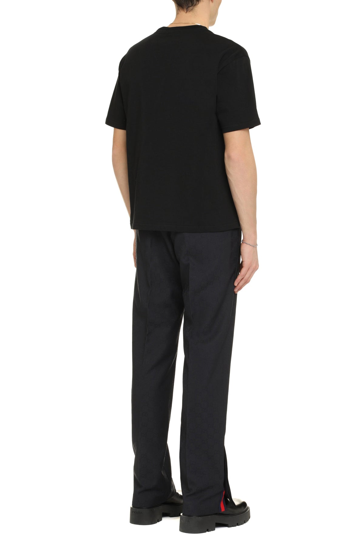 Boxy Micro Logo cotton crew-neck T-shirt RTW